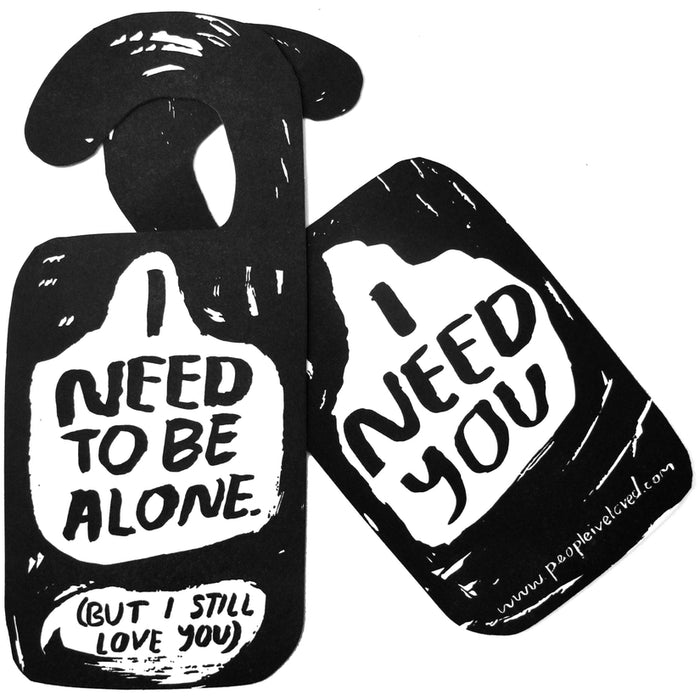 Alone Time Door Hanger by People I've Loved