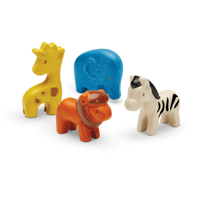 Wild Animals Set by Plan Toys