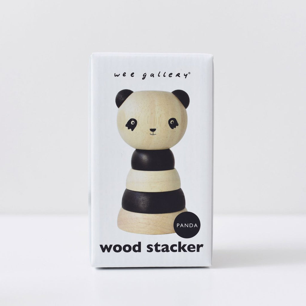 Wood Stacker - Panda by Wee Gallery