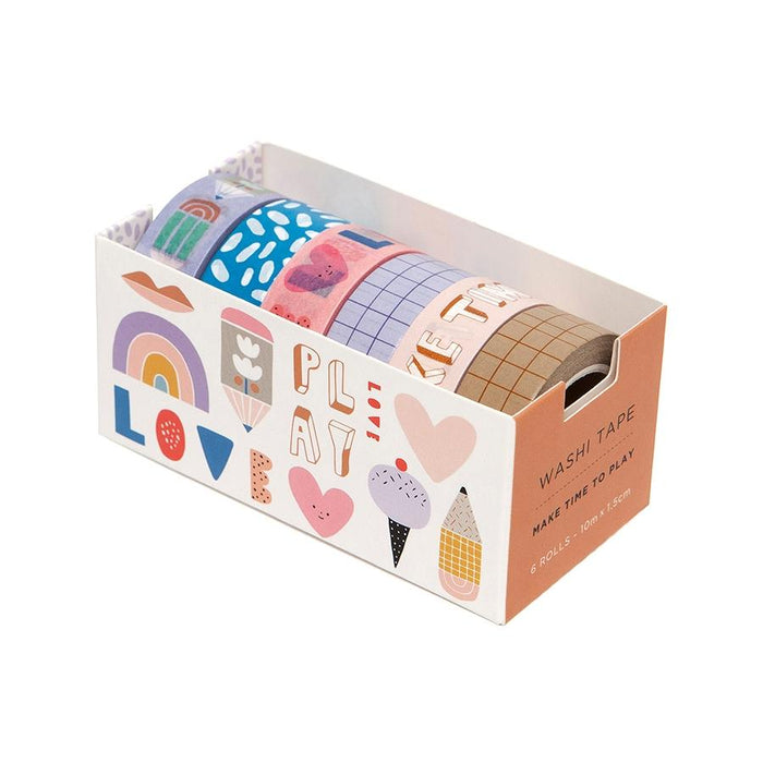 Make Time to Play Washi Tape Set by Suzy Ultman for Petit Monkey