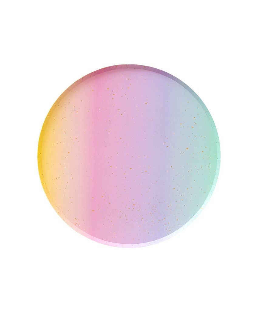 SALE Large Low Rim Plates by Oh Happy Day Party Shop (More Colors Available)