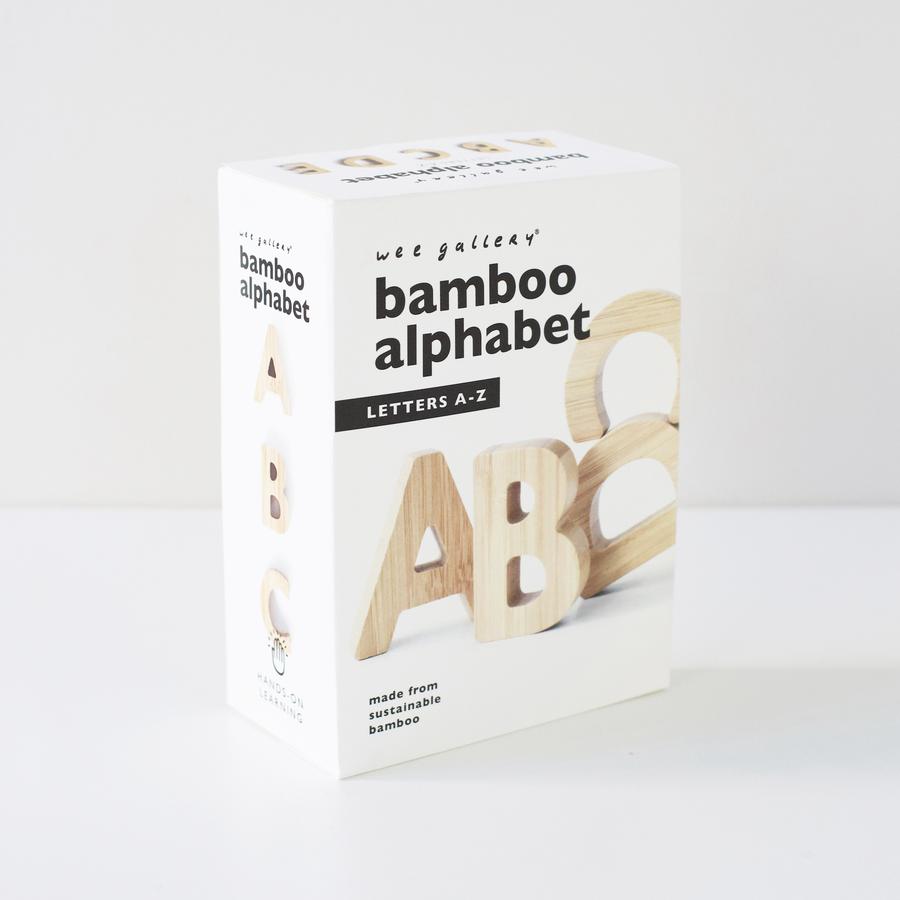 Bamboo Alphpabet by Wee Gallery