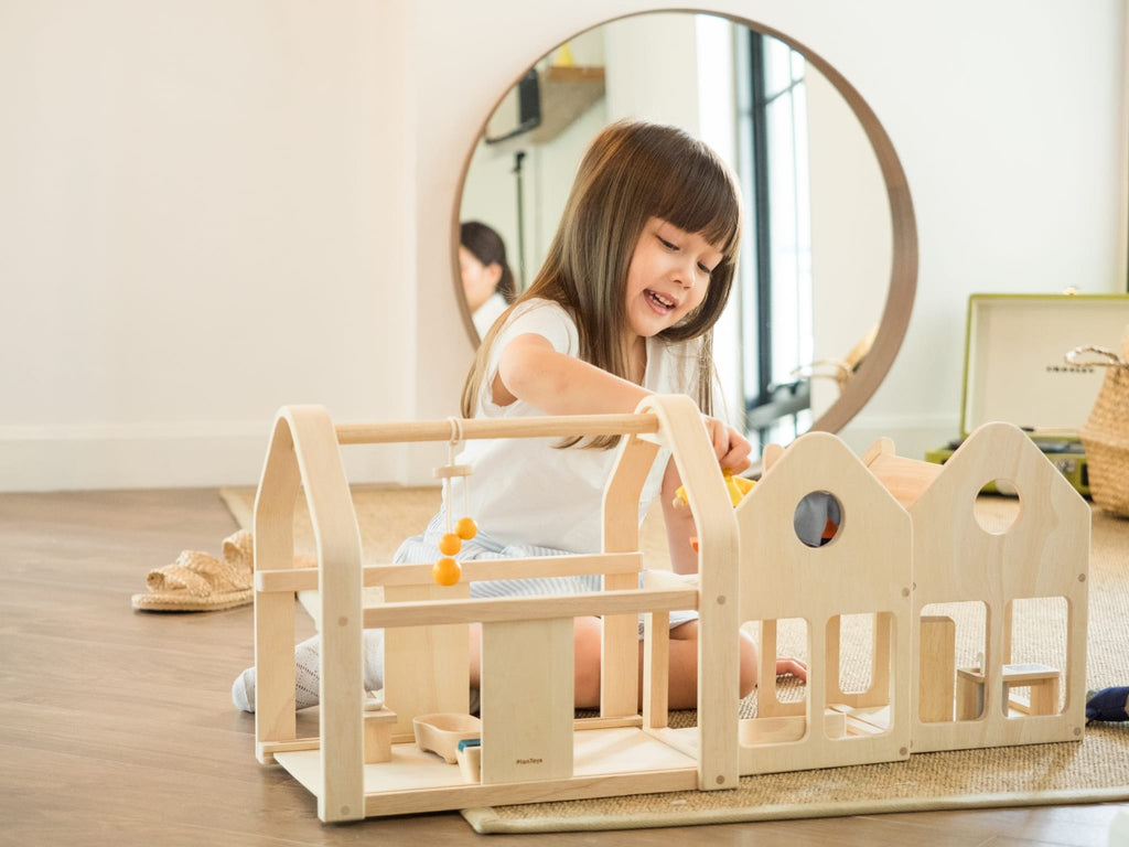 Slide n Go Doll House by Plan Toys