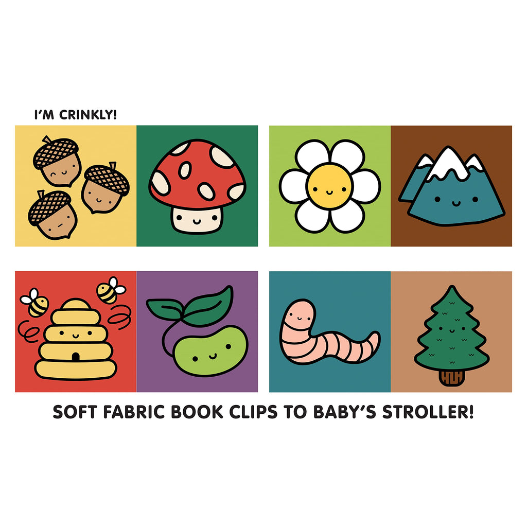 Nature Baby Crinkle Stroller Book by Mochi Kids for Mudpuppy