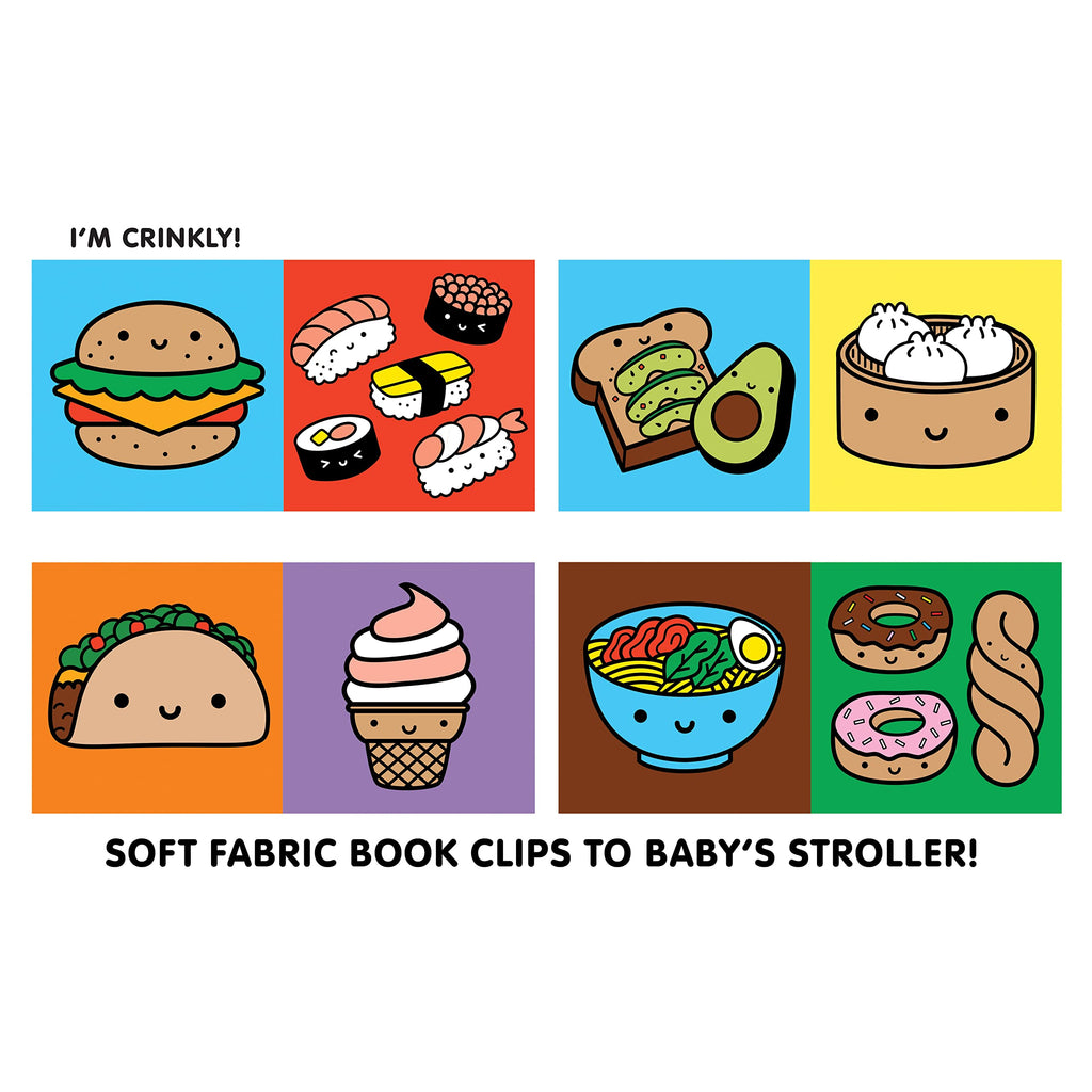 Foodie Baby Crinkle Stroller Book by Mochi Kids for Mudpuppy