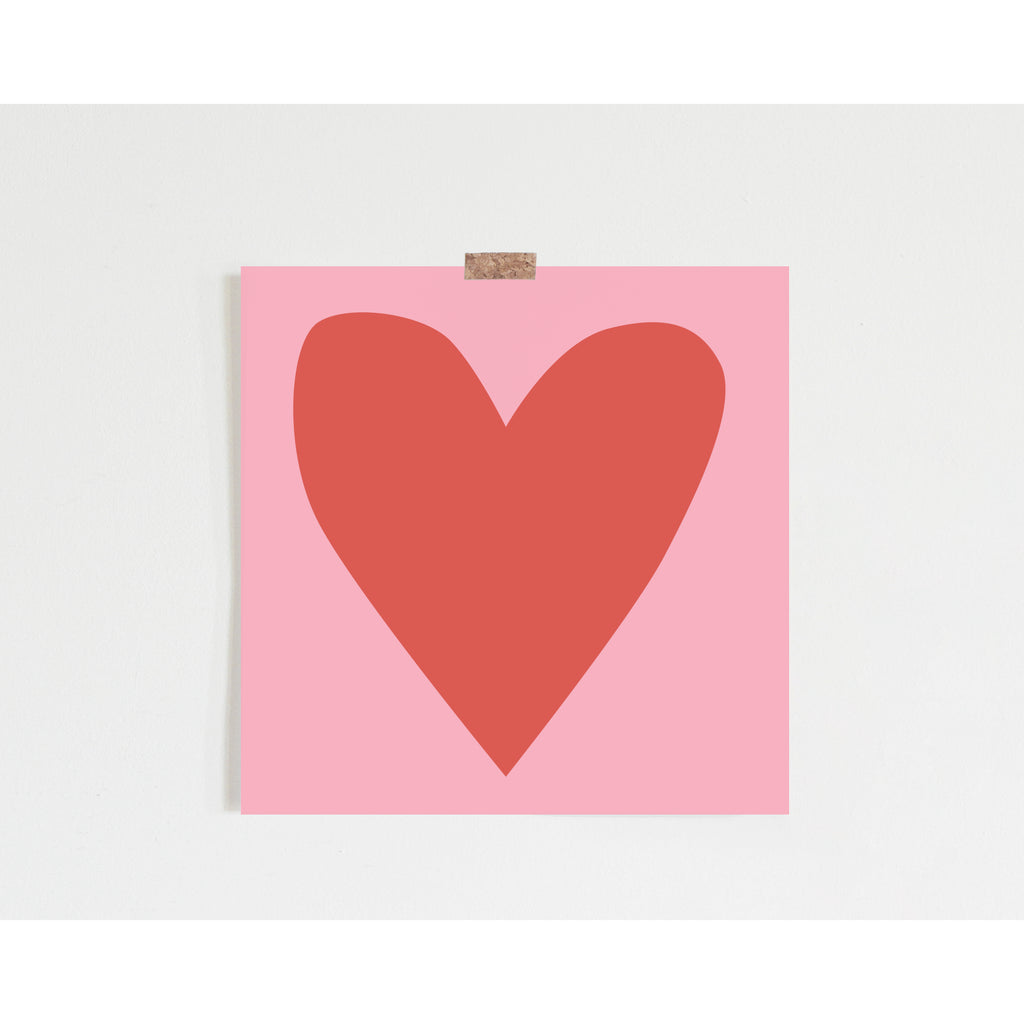 I Heart You Art Print by Elizabeth Edwards