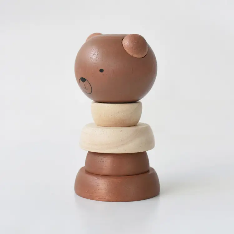 Wood Stacker - Bear by Wee Gallery