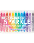 Rainbow Sparkle Watercolor Gel Crayons by Ooly