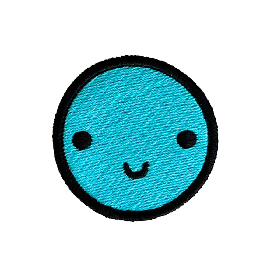 Happy Iron On Patch