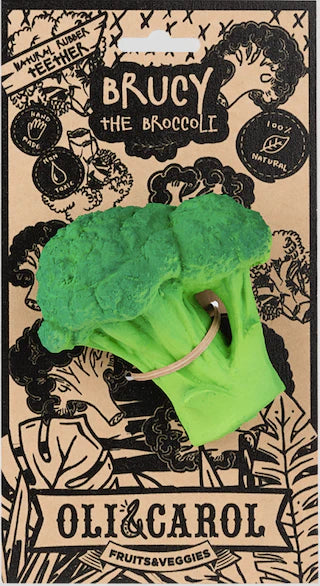 Brucy the Broccoli Teething Toy by Oli & Carol