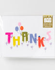 Thanks Friends - Risograph Card Set of 8 by Yellow Owl Workshop
