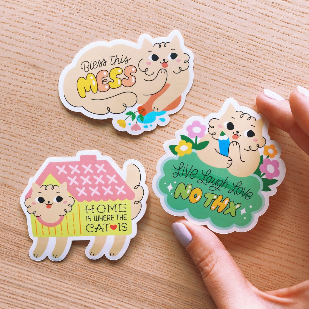 Home is Where the Cat is Sticker