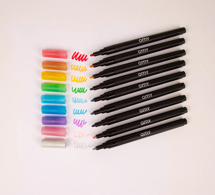 Glitter Markers by Omy
