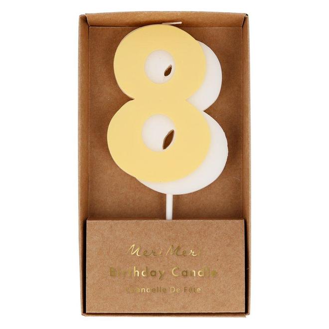 Number Candle (0-9) by Meri Meri