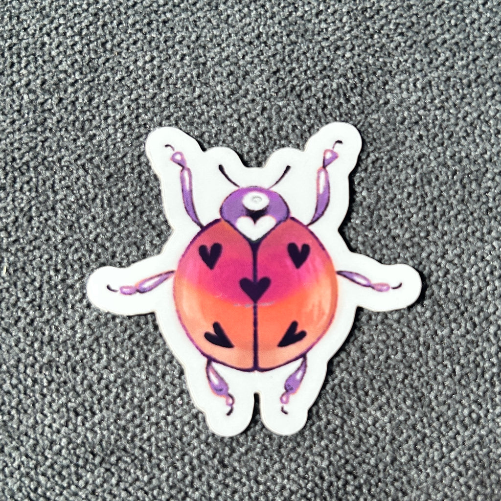 Ladybug Love Bug Sticker by Shrimtaro