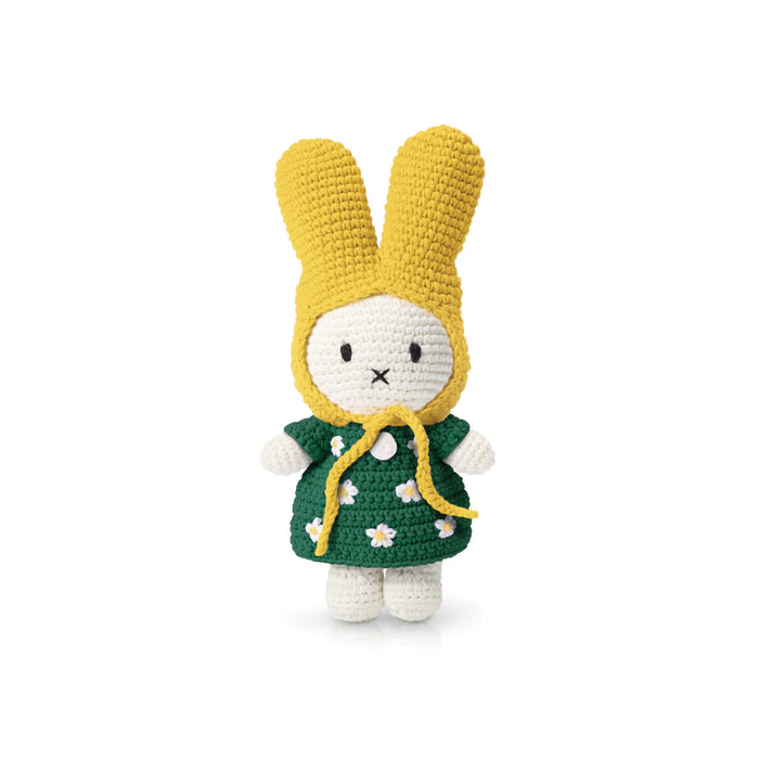 Miffy in a Little Flower Dress and Yellow Hat by Just Dutch