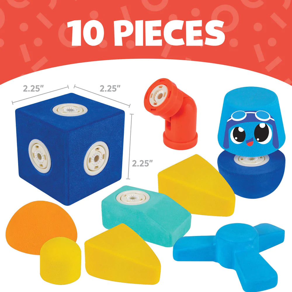 Airplane Set Magnetic Foam Blocks