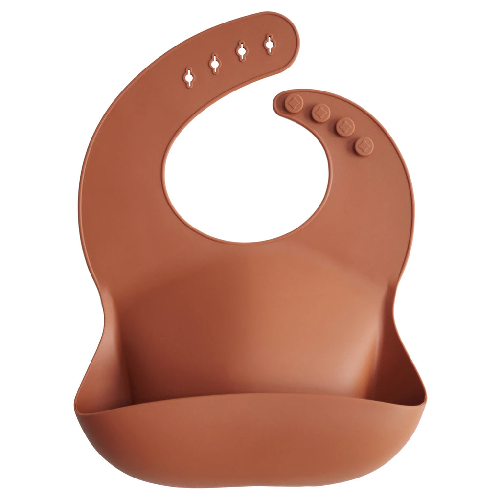 Silicone Baby Bib by Mushie