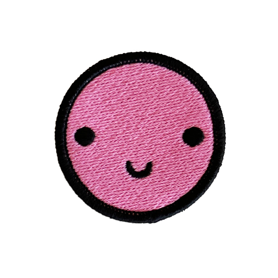 Happy Iron On Patch