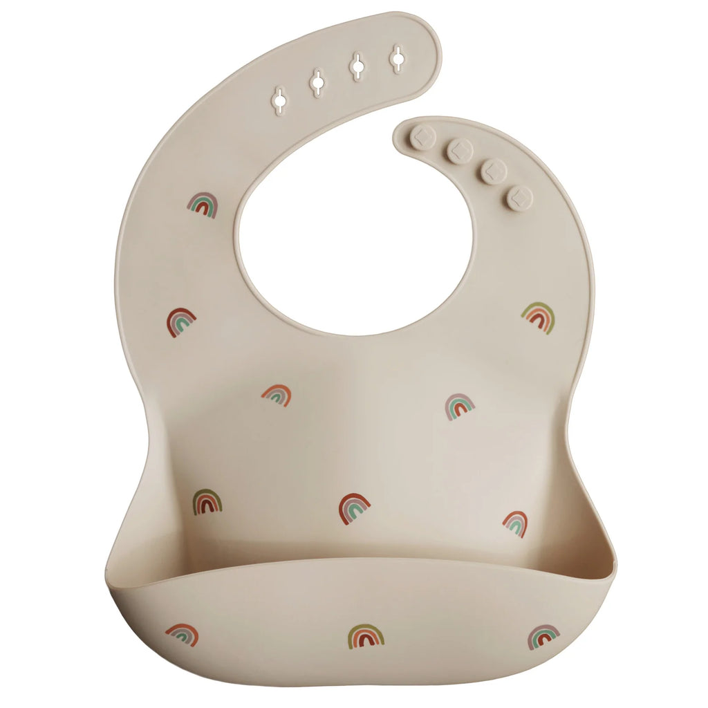 Silicone Baby Bib by Mushie