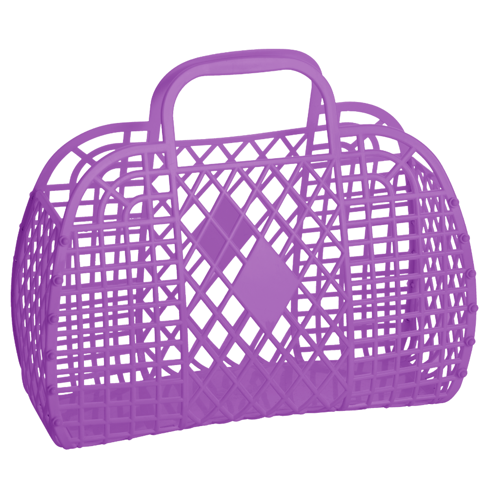Large Retro Basket by Sun Jellies