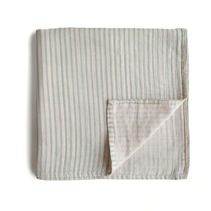 Muslin Swaddle Blanket Organic Cotton by Mushie