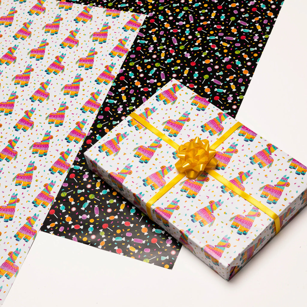 Make Confetti and Glitter Gift Wrap With Double-Sided Tape!