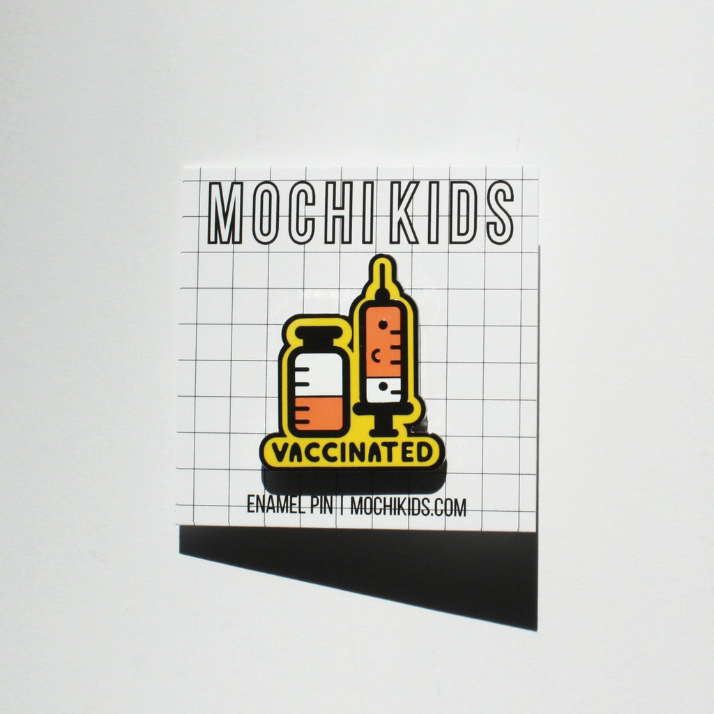 SALE Kawaii Vaccinated Enamel Pin