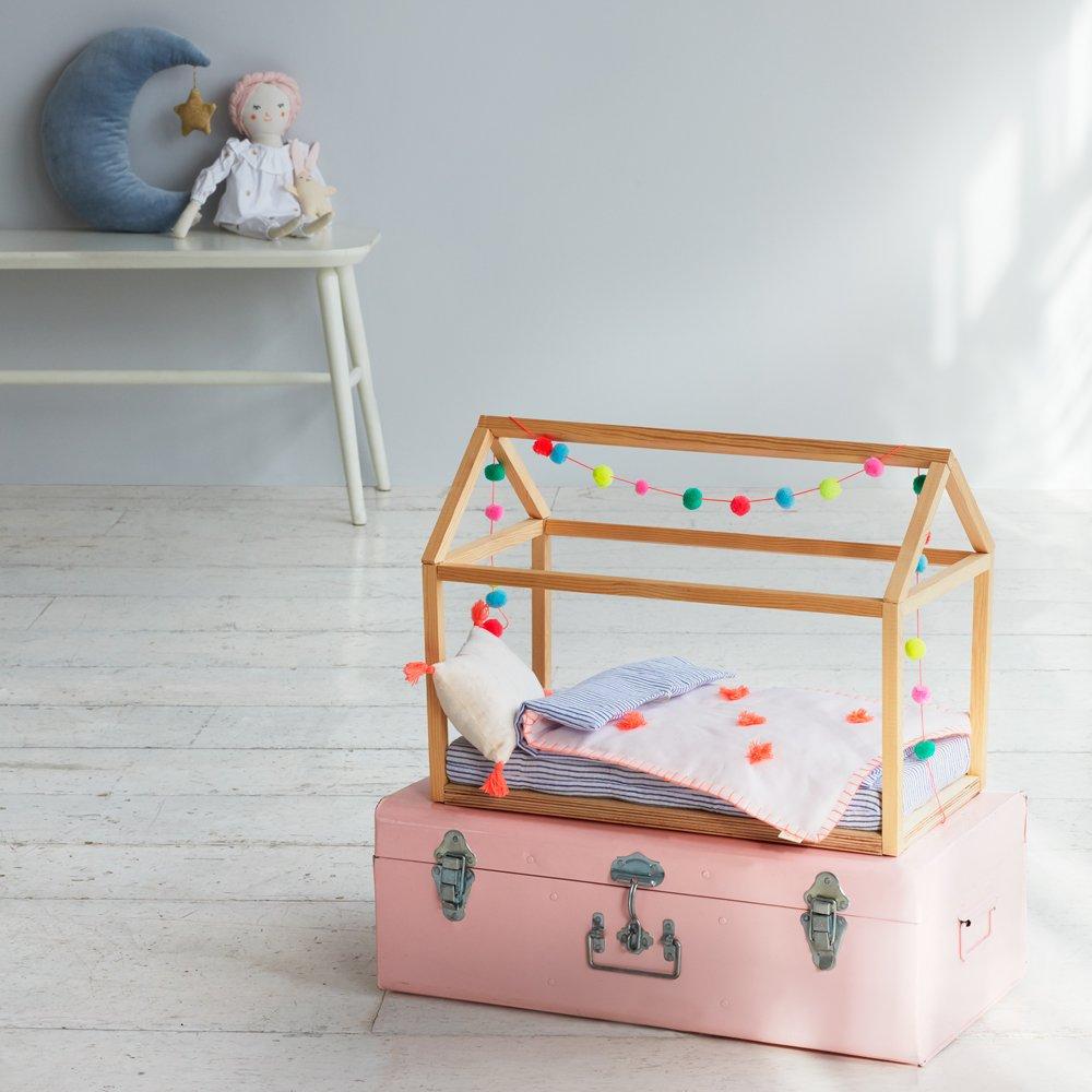 Wooden Doll Bed by Meri Meri