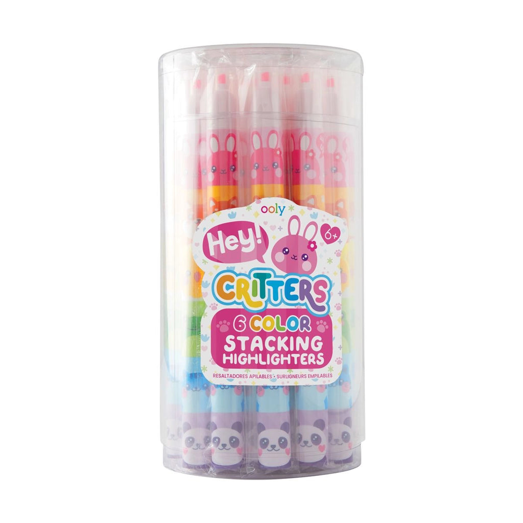 Hey Critters! Stacking Highlighters by Ooly