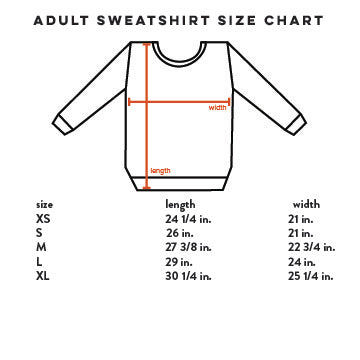 Suzy Ultman X Mochi Kids Heart Adult Sweatshirt