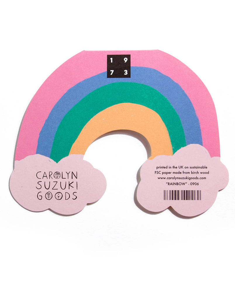 Rainbow Greeting Card by Carolyn Suzuki