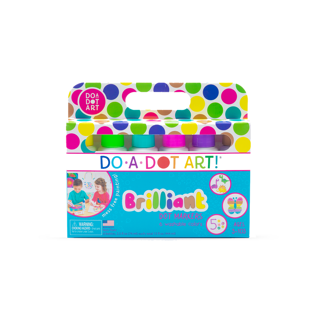 Do-A-Dot Rainbow Paint Markers - Set of 6