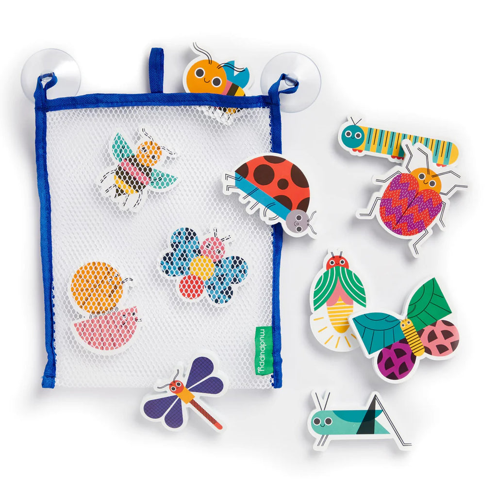 Bug Out! Stickable Bath Shapes by Mudpuppy