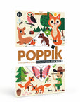 Forest Discovery Sticker Activity Poster by Poppik