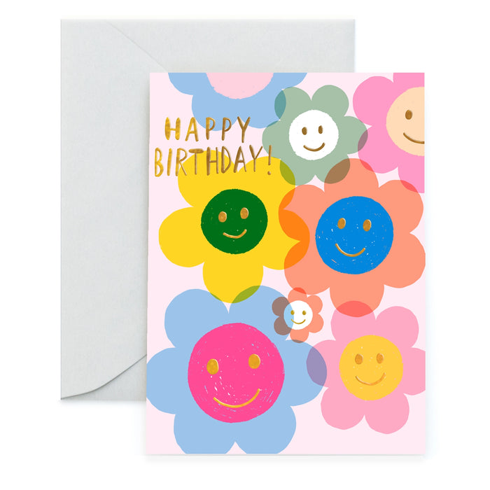 Smiling At You - Birthday Card by Carolyn Suzuki