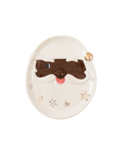 SALE Cocoa Santa Plate in Chocolate by Sunny & Ted