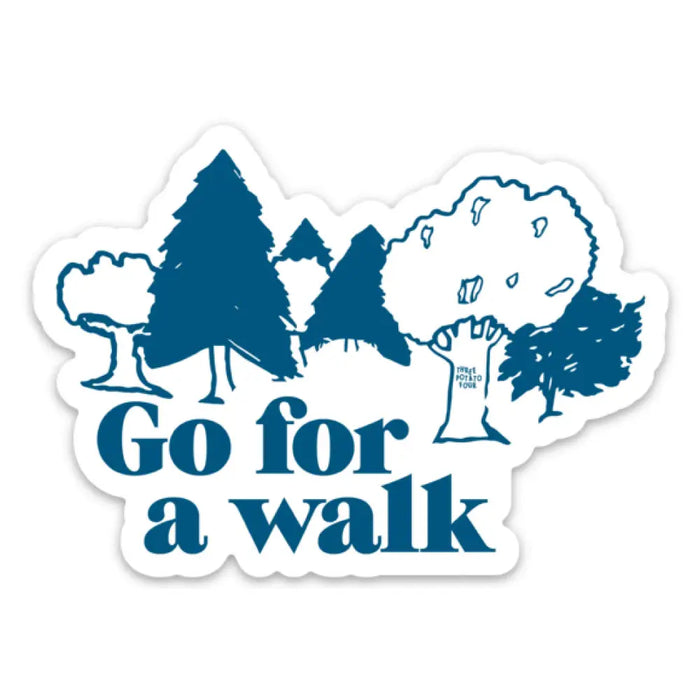 Go For a Walk Sticker by Three Potato Four
