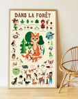 Forest Discovery Sticker Activity Poster by Poppik