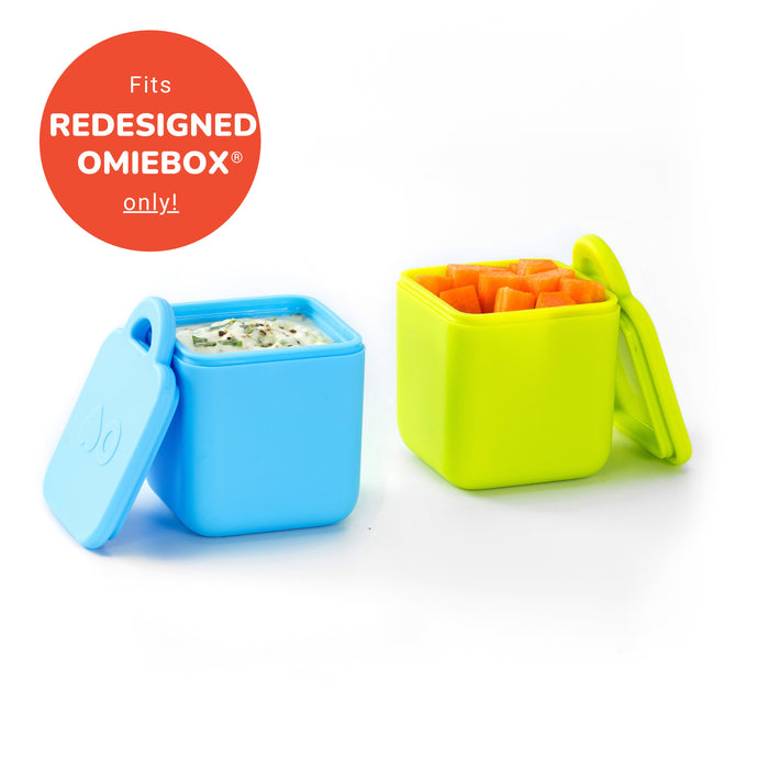 OmieBox OmiePod Kids Utensils Set with Case - 2 Piece Plastic