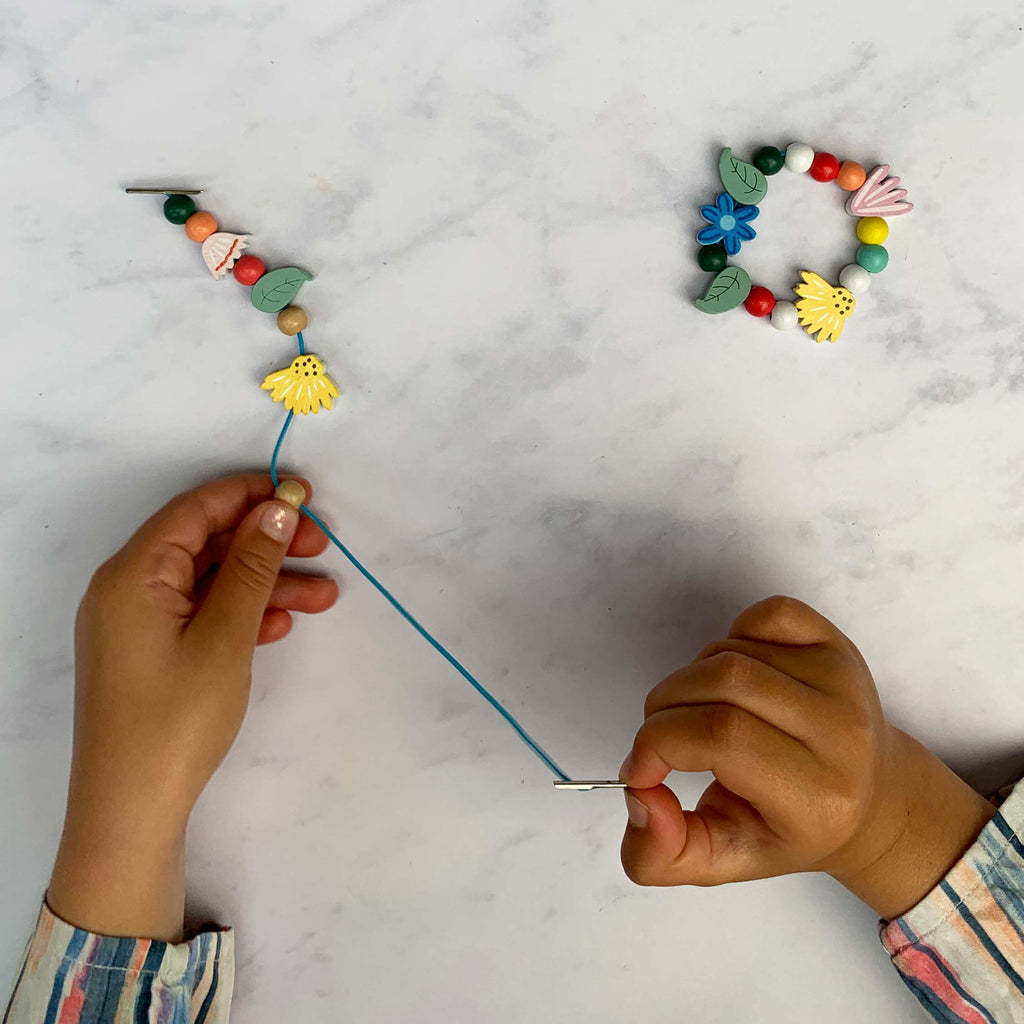 Wildflower Bracelet Making Kit by Cotton Twist – Mochi Kids