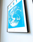 Earth - Planet Risograph Print by Next Chapter Studio