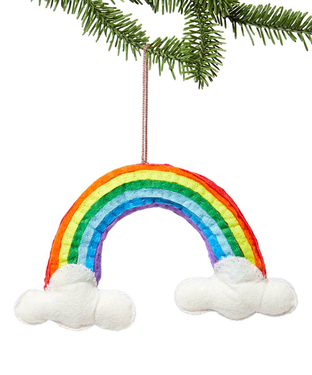 Rainbow Ornament by Silk Road Bazaar