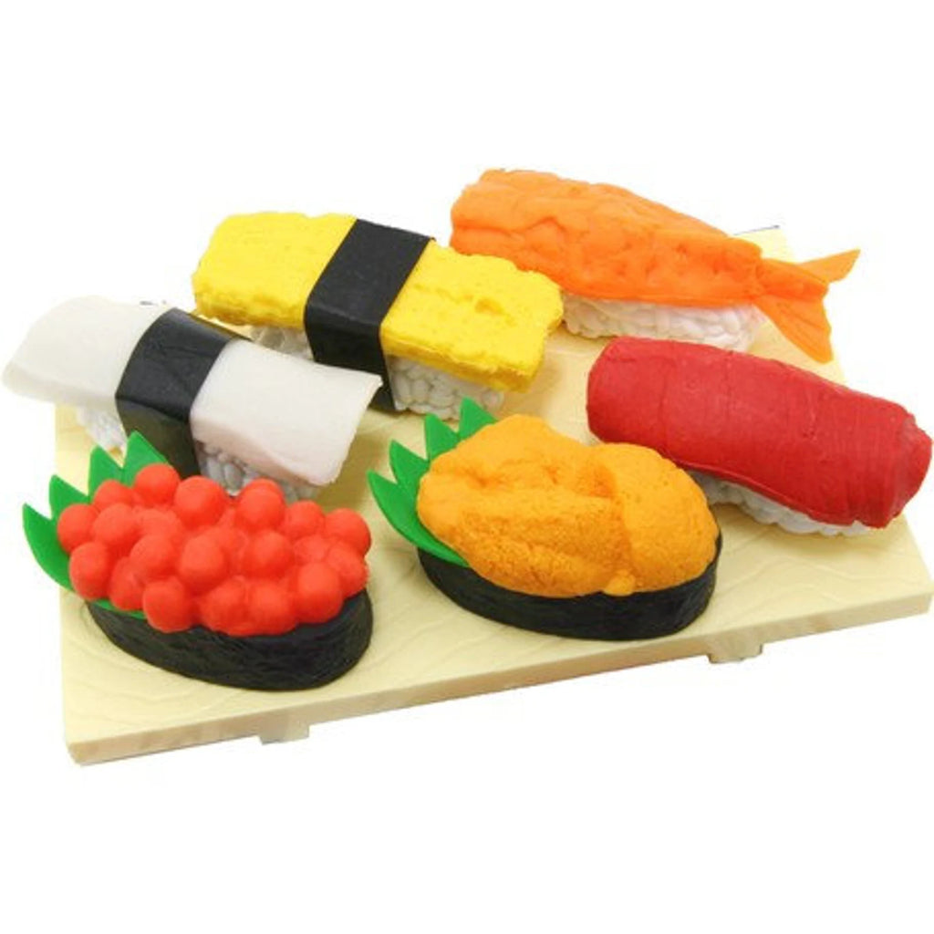 Sushi Eraser Set by Iwako