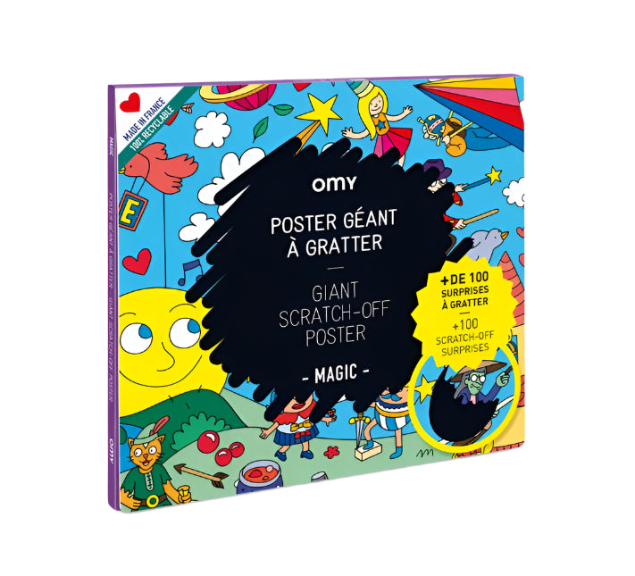 OMY Giant Magic Scratch-Off Poster