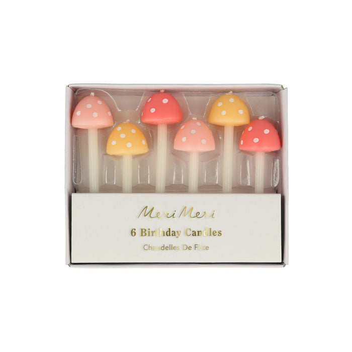 Mushroom Birthday Candles by Meri Meri