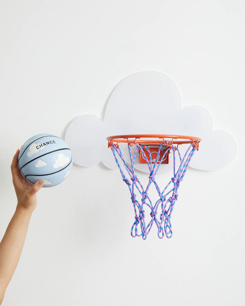 Toy top basketball hoop