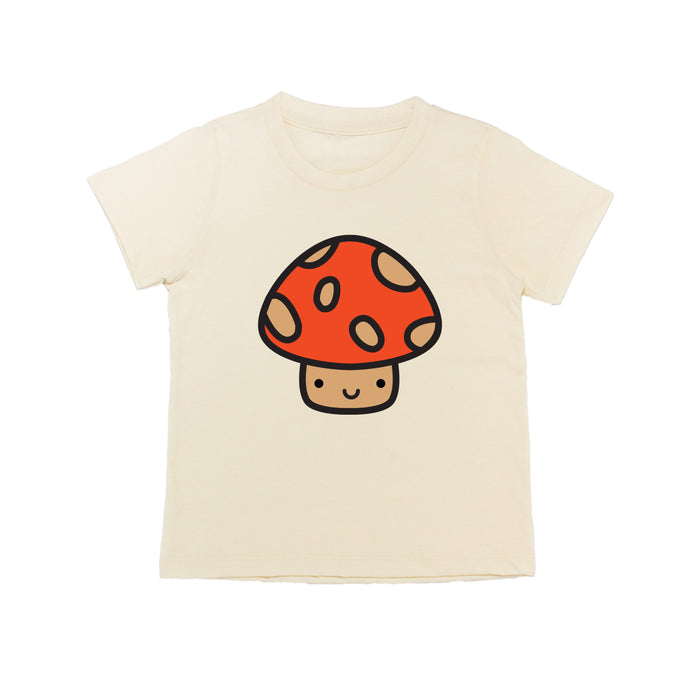 Kawaii Mushroom Baby + Kid Tee