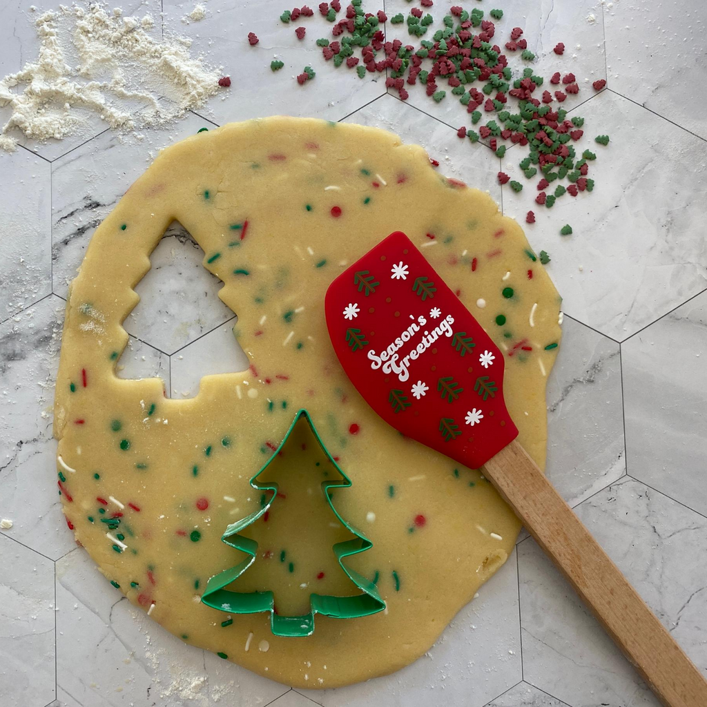 SALE Winter Wonderland Tree Cookie Cutter and Spatula Set by Handstand Kitchen