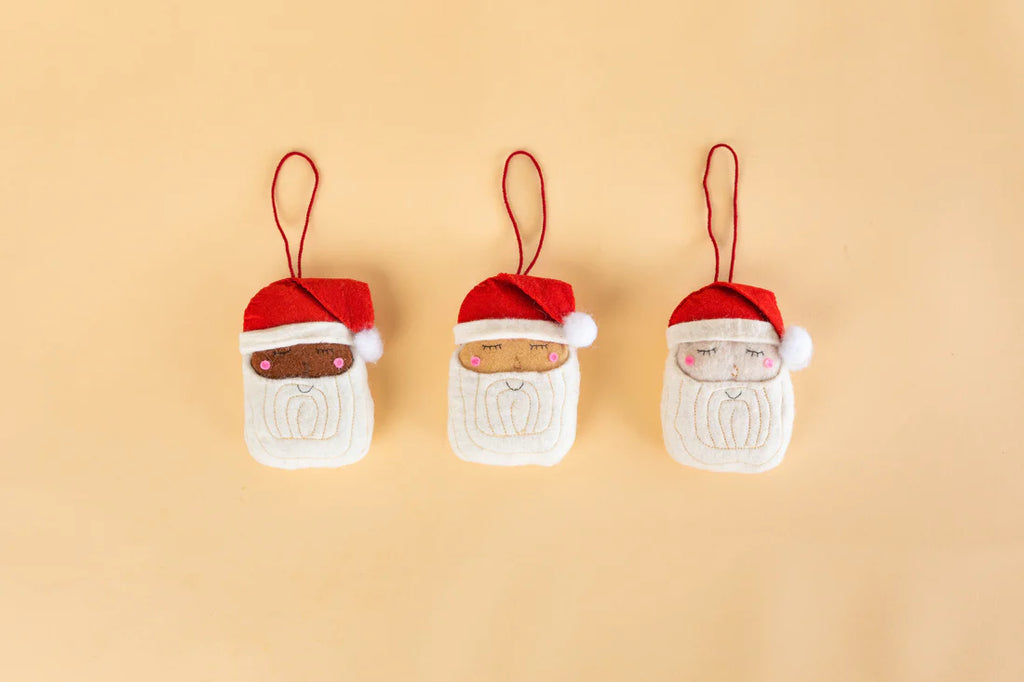 Santa Ornament by Sunny & Ted